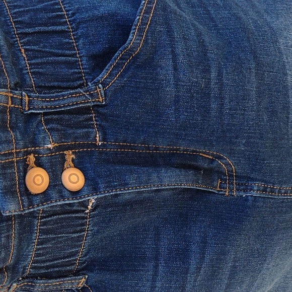 NOBO No Boundaries Mini Skirt Women M Blue Junior Paper Bag Waist Denim - Picture 3 of 8